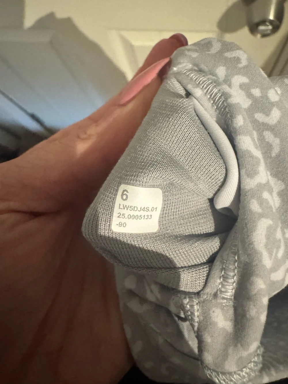 Lululemon Women Wunder Train HR TightLegging 25” LDSM GrayWhite 6 New Leopard
